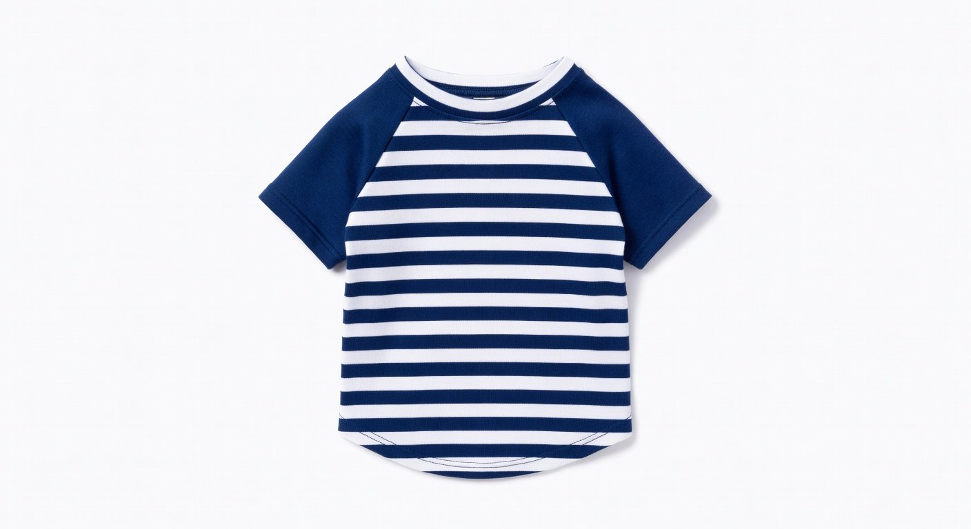 BreezeWear Classic Striped Raglan Tee